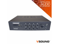 Amplificador PA 12/220V 3 Entradas 120W BT/MP3/USB/SD/FM VSOUND Amplificador PA 12/220V 3 Entradas 120W BT/MP3/USB/SD/FM VSOUND